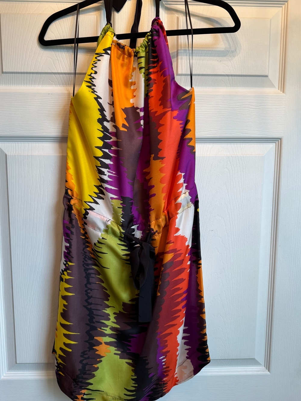 Trina Turk Multicolor Halter Summer Dress